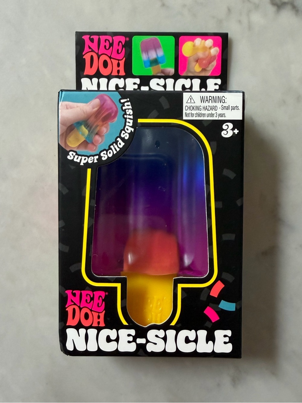 NeeDoh Nice-Sicle Rainbow Popsicle Squishy Toy